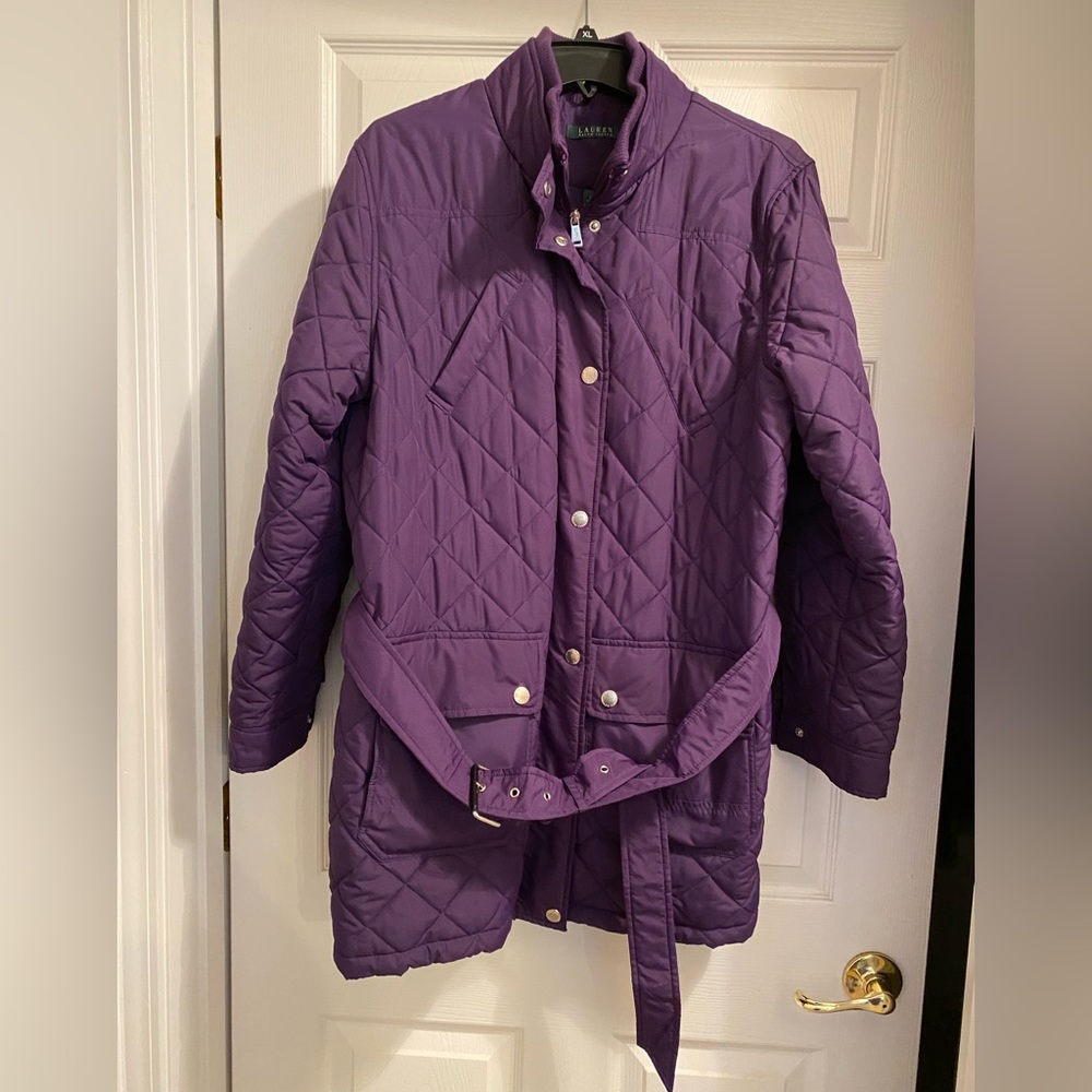 EUC Lauren Ralph Lauren Quilted Coat